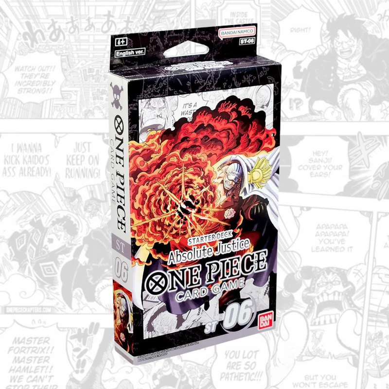 one piece card game st 06 One Piece TCG: STARTER DECK - Absolute Justice