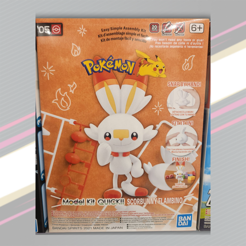 Bandai Hobby: Pokémon Model Kit - Scorbunny