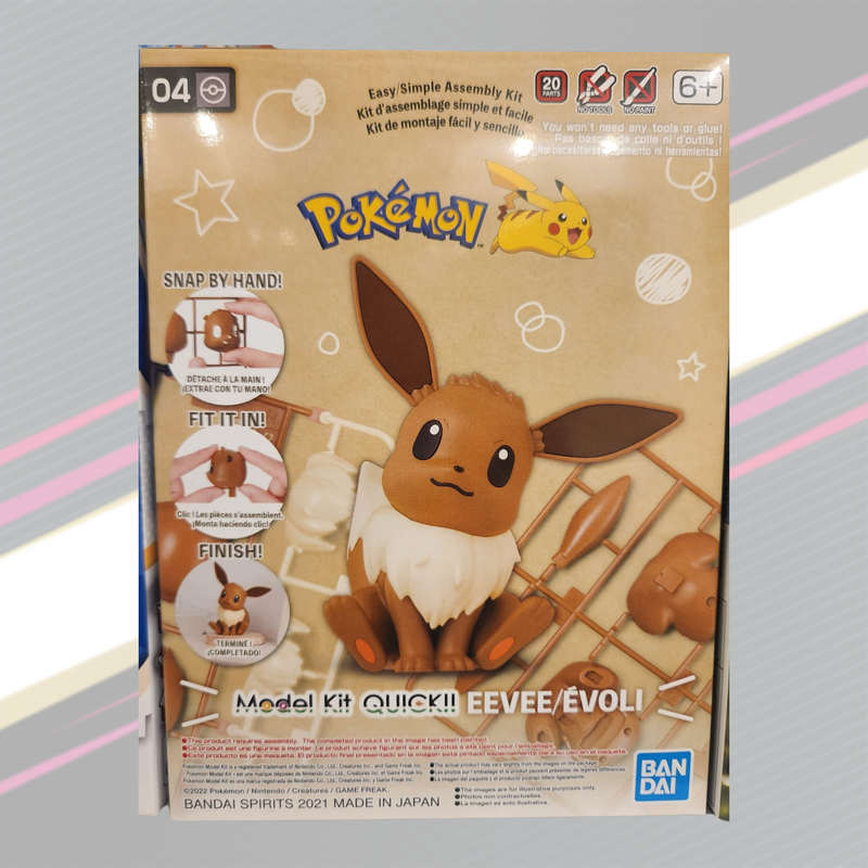 Bandai Hobby: Pokémon Model Kit - Sitting Eevee