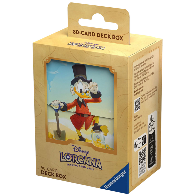 Disney Lorcana 80 Card Deck Box - Scrooge McDuck