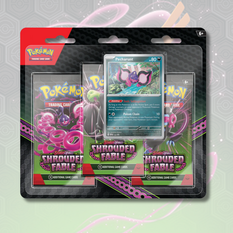 Pokémon TCG: Scarlet & Violet - Shrouded Fable 3 Pack Blister