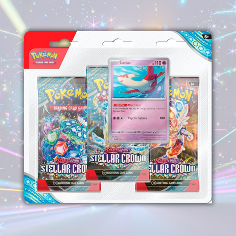 Pokémon TCG: Scarlet & Violet - Stellar Crown Elite 3-Pk Blister