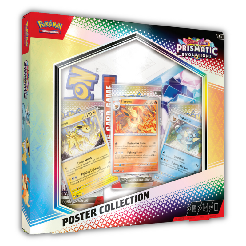 Pokémon TCG: Scarlet & Violet - Prismatic Evolutions Poster Collection