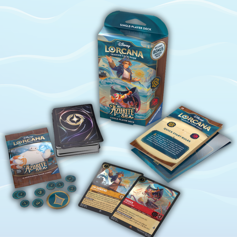 Disney Lorcana: Azurite Sea Starter Deck (Preorder)