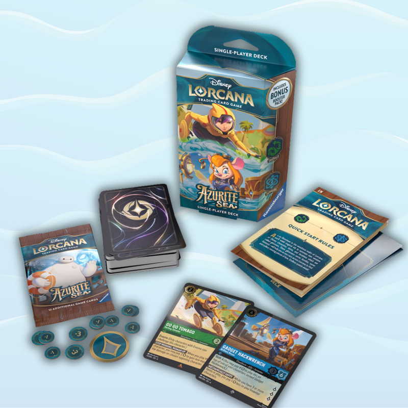 Disney Lorcana: Azurite Sea Starter Deck (Preorder)