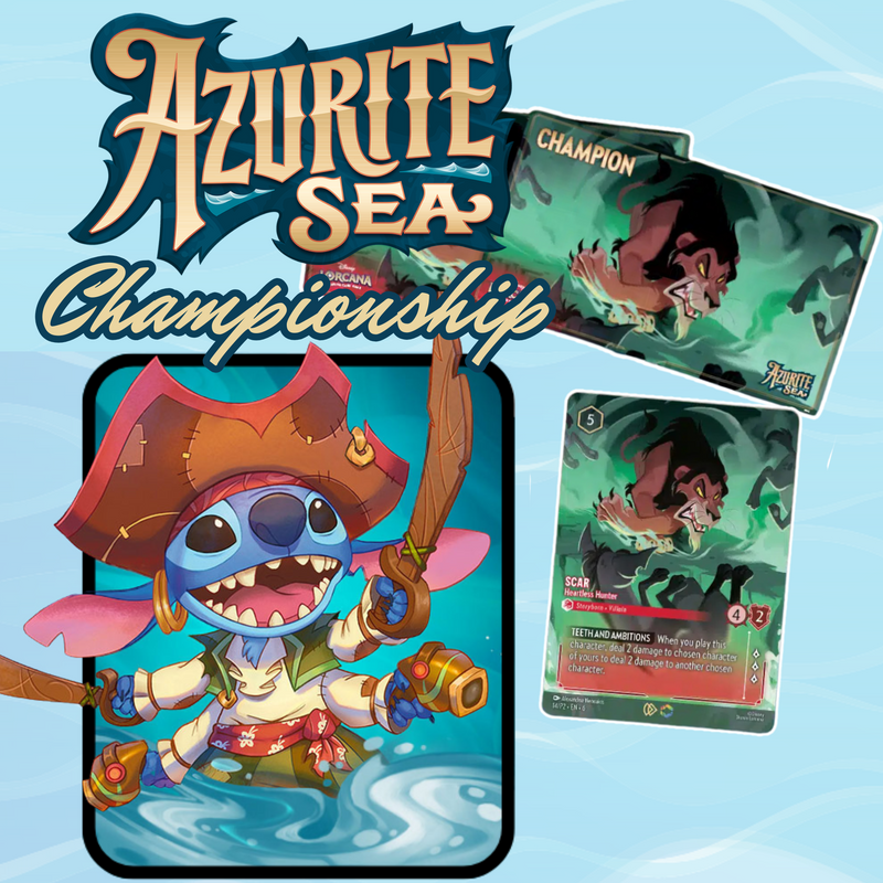 Disney Lorcana Azurite Sea Set Championship