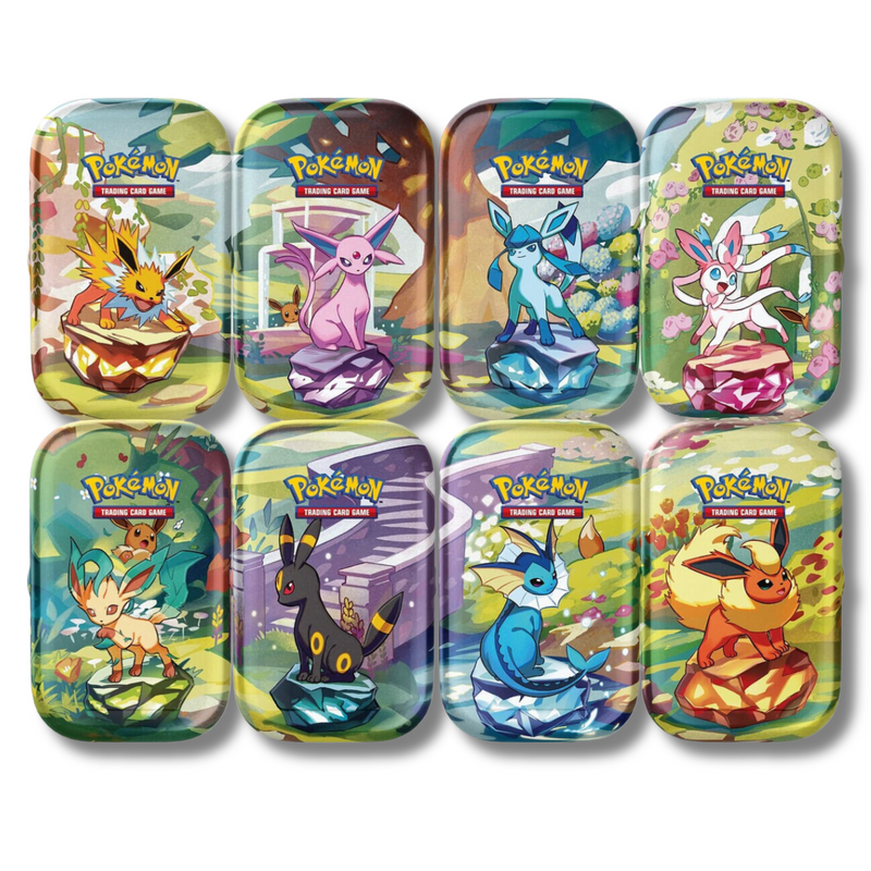 Pokémon TCG: Scarlet & Violet - Prismatic Evolutions Mini Tin Display SV8.5