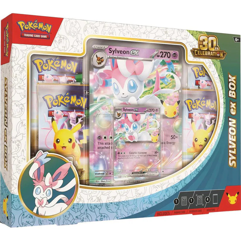 Pokémon TCG: 30th Celebration - Sylveon ex box (PREORDER)