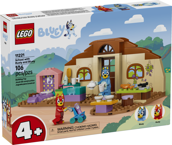 LEGO School with Rusty and Bluey 11221