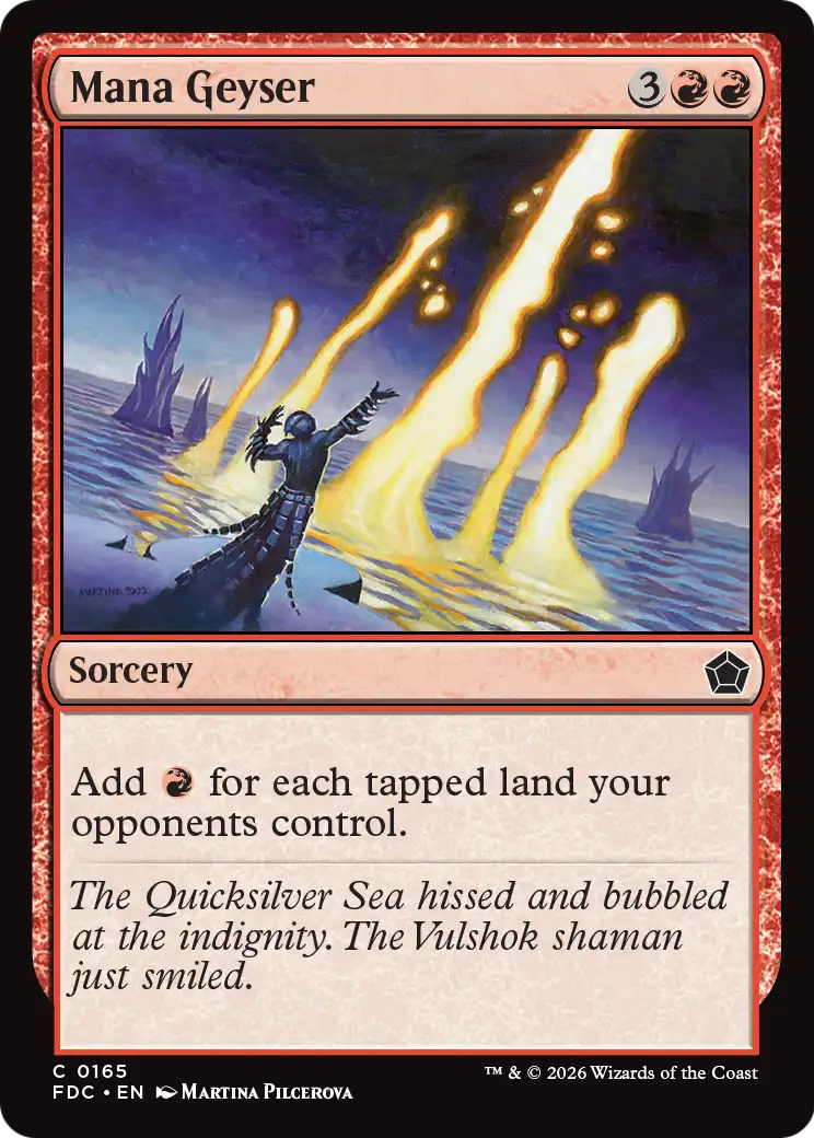 Mana Geyser [Foundations Commander]