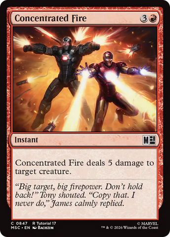 Concentrated Fire [Marvel Super Heroes Commander]