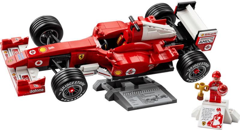 LEGO Icons Ferrari F2004 & Michael Schumacher