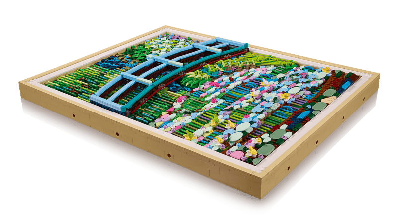 LEGO Art Claude Monet – Bridge over a Pond of Water Lilies 31220