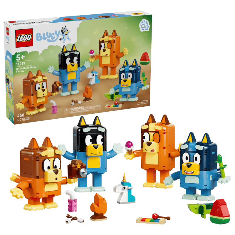 LEGO Brick-Built Bluey Family 11217