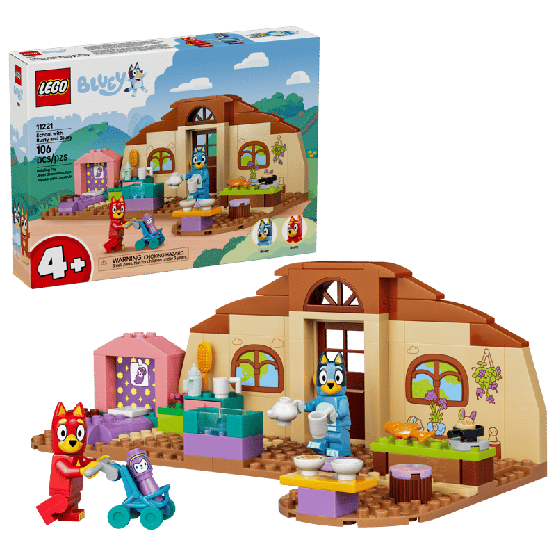 LEGO School with Rusty and Bluey 11221