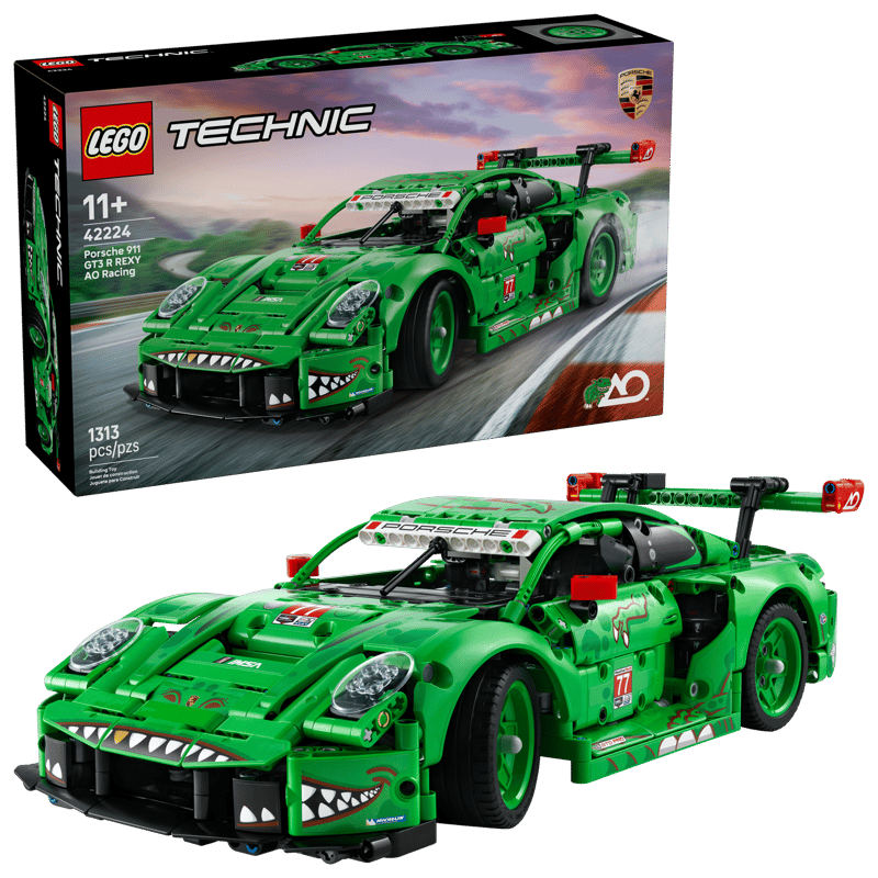 LEGO Technic Porsche 911 GT3 R REXY AO Racing Car 42224