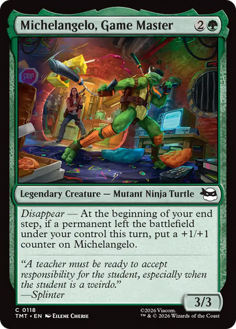 Michelangelo, Game Master [Teenage Mutant Ninja Turtles]
