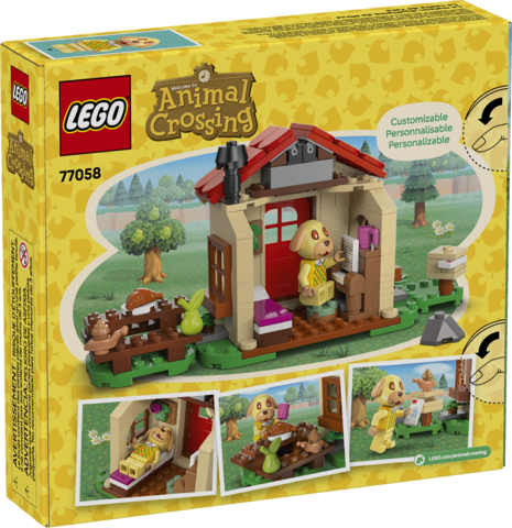 LEGO Animal Crossing Goldie's Cozy House 77058