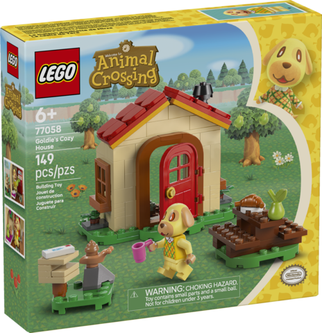 LEGO Animal Crossing Goldie's Cozy House 77058