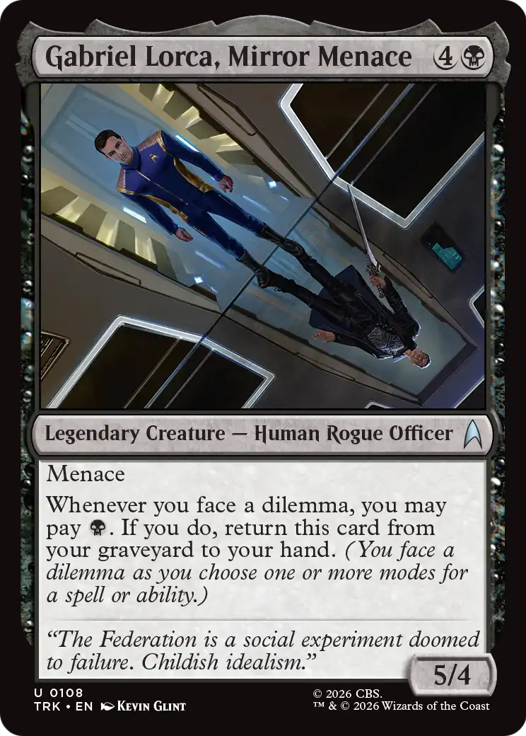 Gabriel Lorca, Mirror Menace [Star Trek]