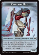 Citizen // Phyrexian Mite Double-Sided Token [Reality Fracture Commander Tokens]