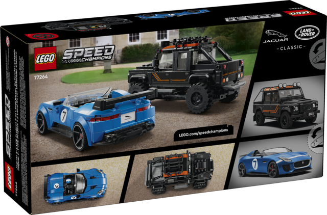 LEGO Speed Champions - Jaguar Project 7 & Land Rover Defender