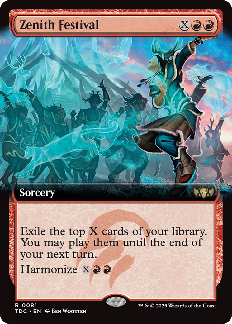 Zenith Festival (Extended Art) [Tarkir: Dragonstorm Commander]