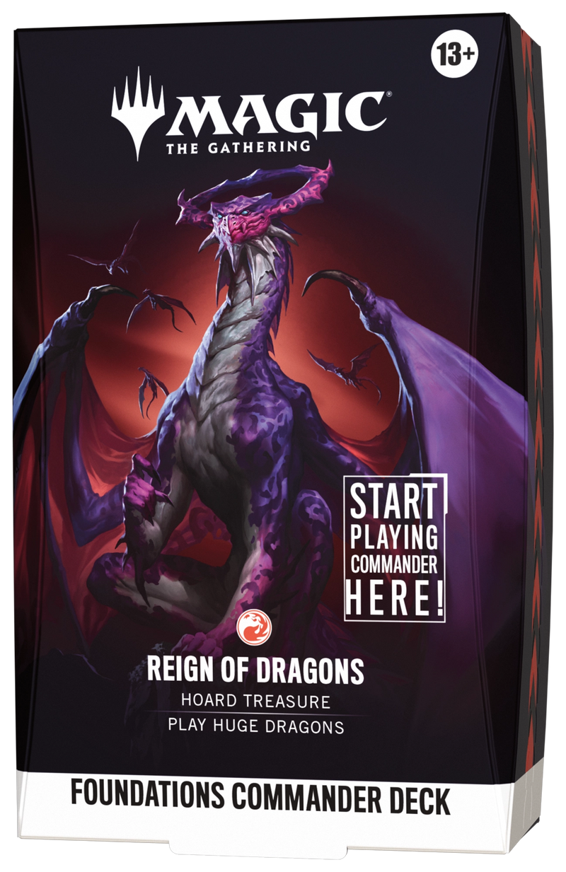 Magic the Gathering: Reign of Dragons - Foundations Commander Deck