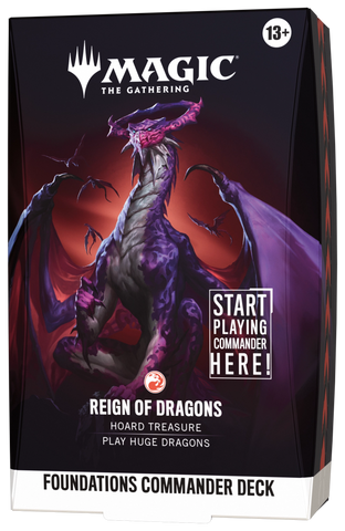 Magic the Gathering: Reign of Dragons - Foundations Commander Deck