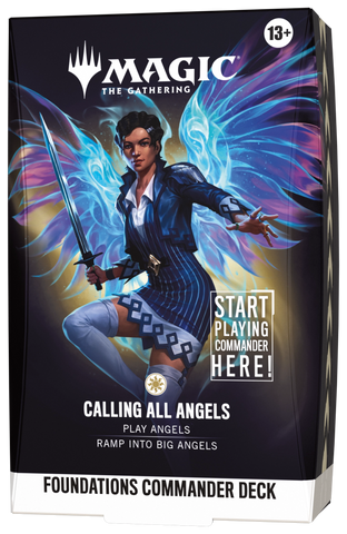 Magic the Gathering: Calling All Angels - Foundations Commander Deck