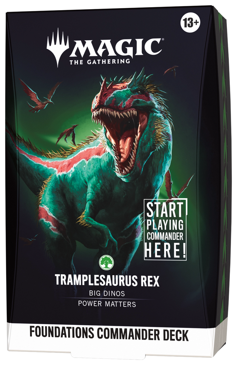 Magic the Gathering: Tramplesaurus Rex - Foundations Commander Deck