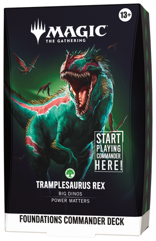 Magic the Gathering: Tramplesaurus Rex - Foundations Commander Deck