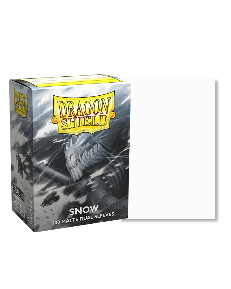 Dragon Shield Matte Dual Sleeves - Snow