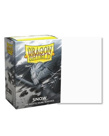 Dragon Shield Matte Dual Sleeves - Snow