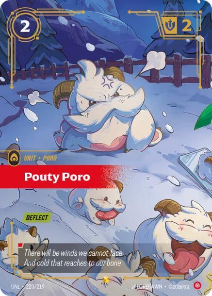 Pouty Poro (Overnumbered) - Unleashed (UNL) [220/219]