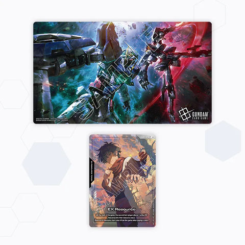 Gundam CG: Official Playmat & Card Set — Mobile Suit Gundam 00 ( PREORDER )