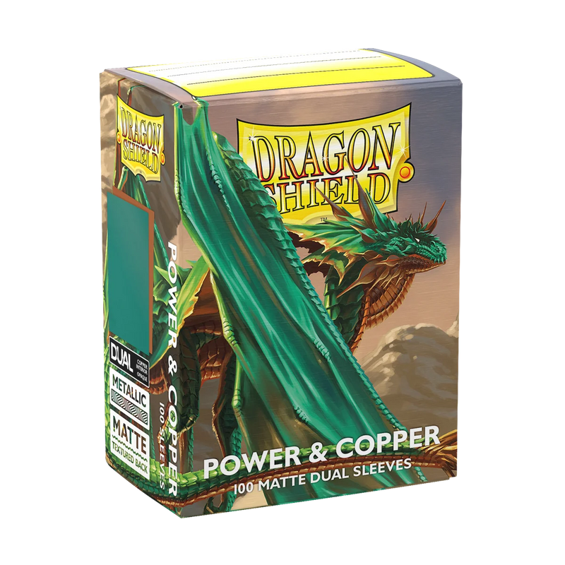 Dragon Shield Matte Dual Sleeves - Power & Copper