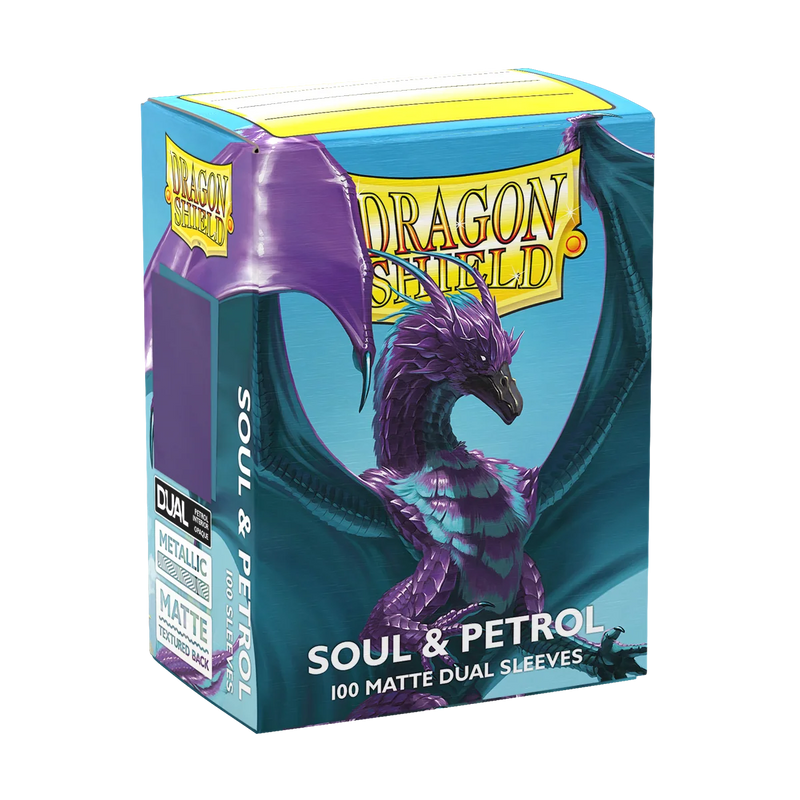 Dragon Shield Matte Dual Sleeves - Soul & Petrol