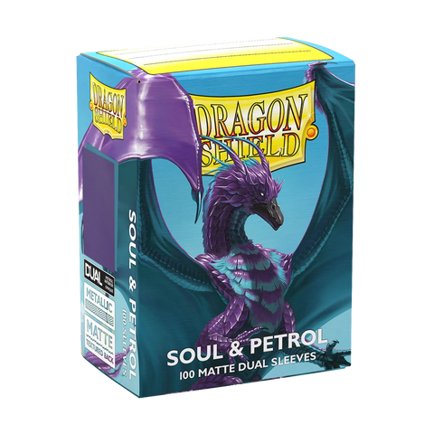 Dragon Shield Matte Dual Sleeves - Soul & Petrol