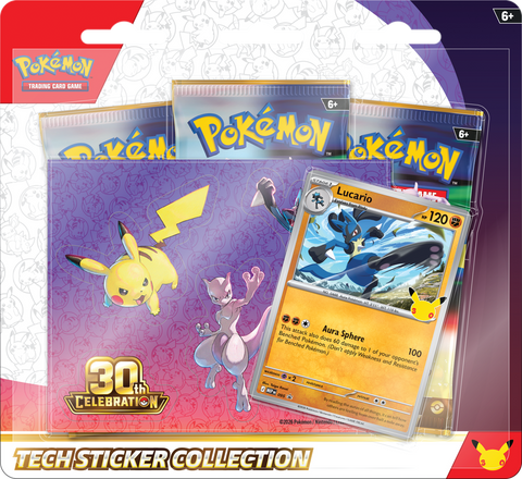 Pokémon TCG: 30th Celebration - Tech Sticker Collection (Lucario) (PREORDER)