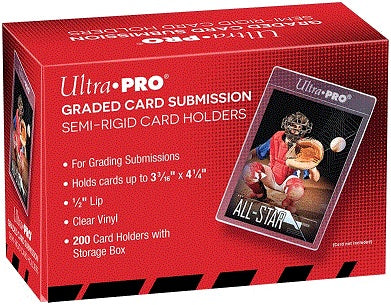 Ultra Pro - Card Sleeves 200ct - Semi-Rigid Tall Card Holder