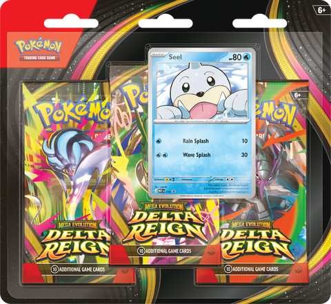 Pokémon TCG: Mega Evolution - Delta Reign 3-Pack Blister [ ME06 ] ( PREORDER )