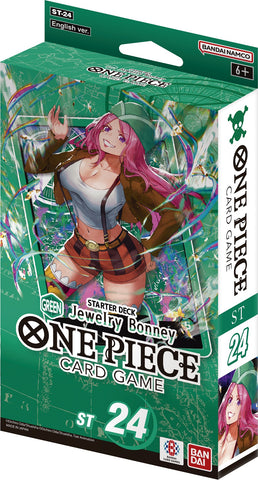One Piece TCG: STARTER DECK - GREEN Jewelry Bonney - [ ST-24 ]