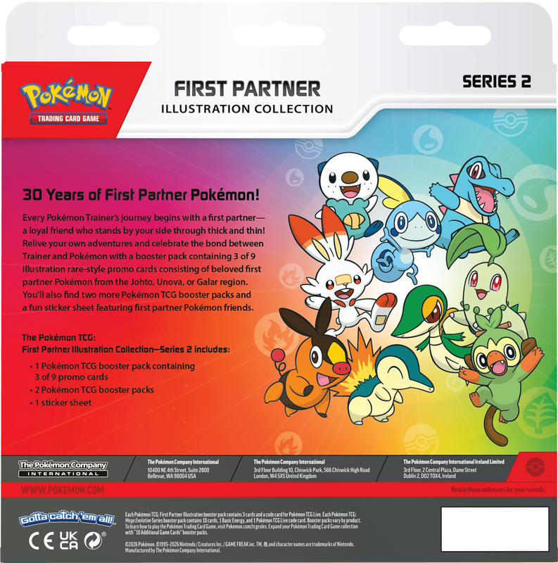 Pokémon TCG: First Partner Illustration Collection - Series 2 (PREORDER)