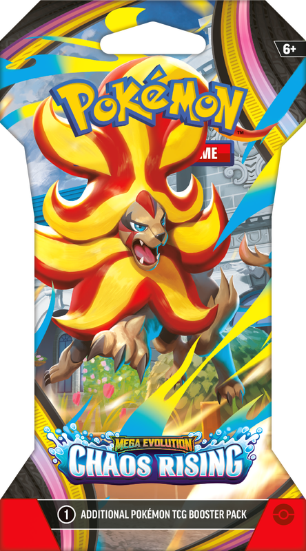 Pokémon TCG: Mega Evolution - Chaos Rising Sleeved Booster Pack [ ME04 ]