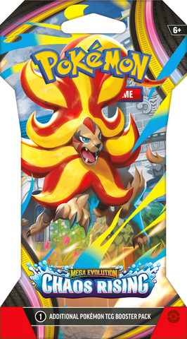Pokémon TCG: Mega Evolution - Chaos Rising Sleeved Booster Pack [ ME04 ]