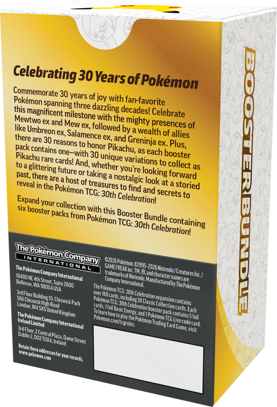 Pokémon TCG: 30th Celebration - Booster Bundle (PREORDER)