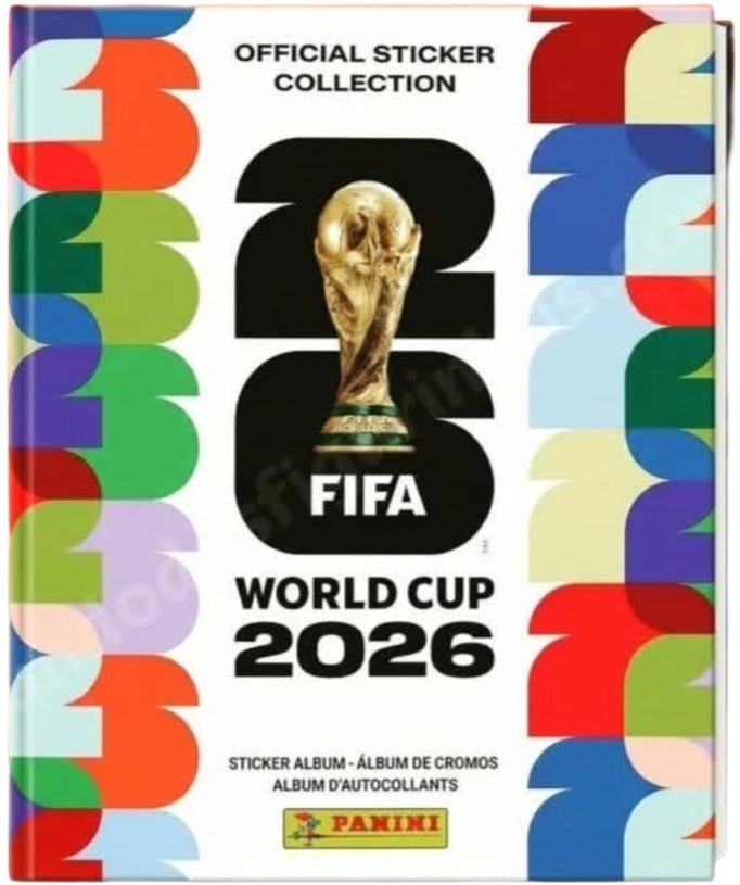 Panini World Cup Soccer 2026 Hard Cover Sticker Album