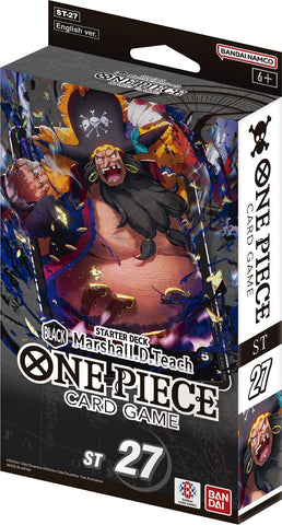 One Piece TCG: STARTER DECK - BLACK Marshall.D.Teach - [ ST27 ]