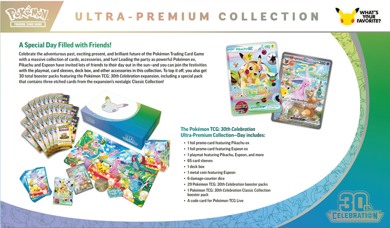 Pokémon TCG: 30th Celebration - Ultra Premium Collection (Day Version) (PREORDER)